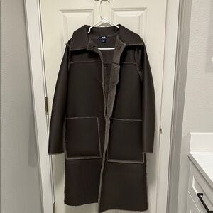 Anthropologie Maeve Kerry reversible faux fur